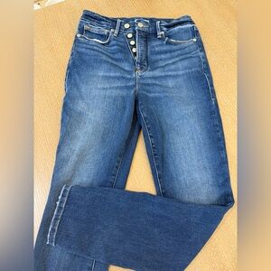 Good American Flare Jeans in Classic Blue